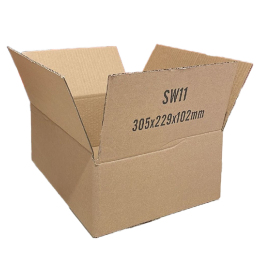 12 x 9 x 4 inch Single Wall Cardboard Boxes (SW11)