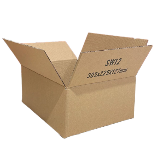 12 x 9 x 5 inch Single Wall Cardboard Boxes (SW12)