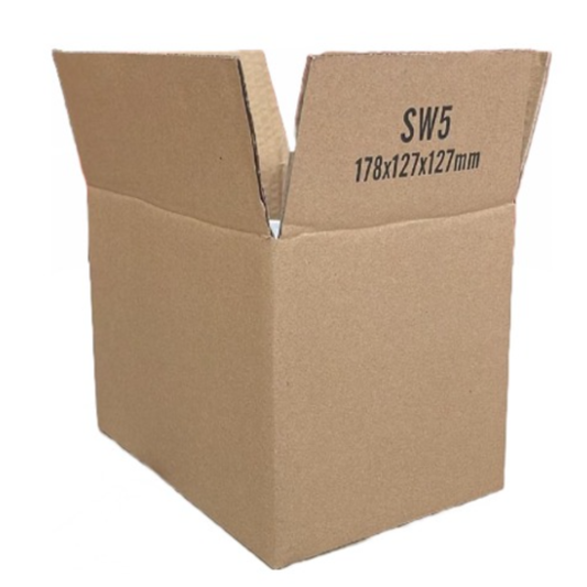 7 x 5 x 5 inch Single Wall Cardboard Boxes (SW5)