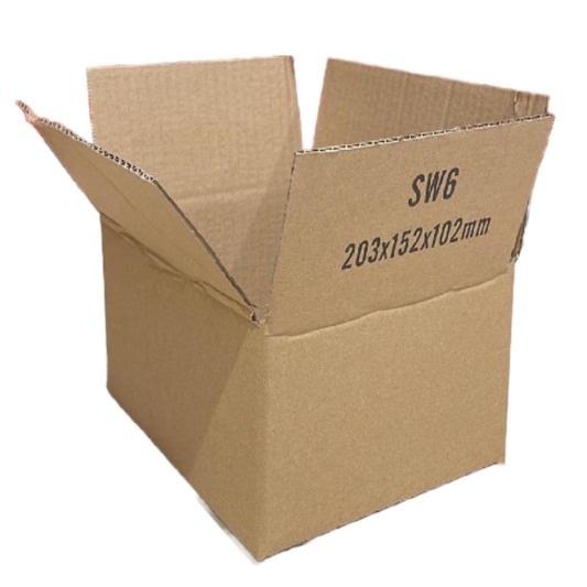 8 x 6 x 4 inch Single Wall Cardboard Boxes (SW6)